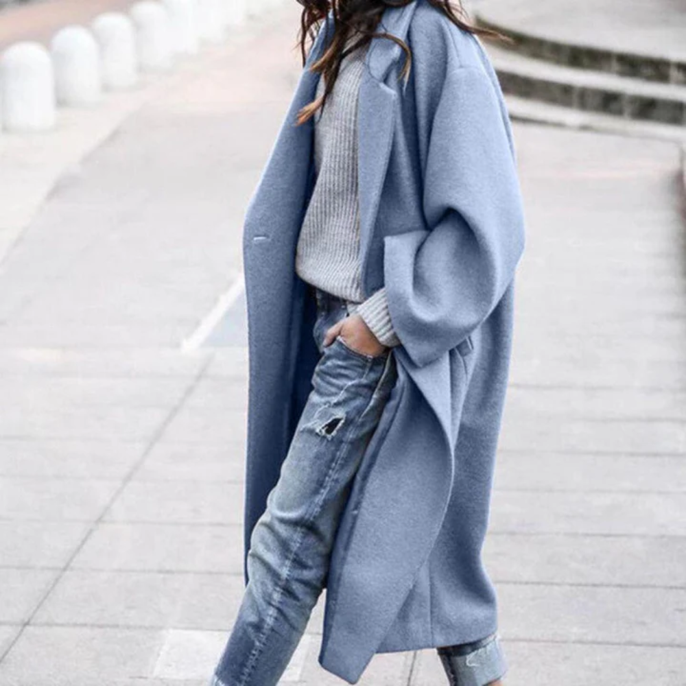 Lange Oversized Winterjacke für Frauen