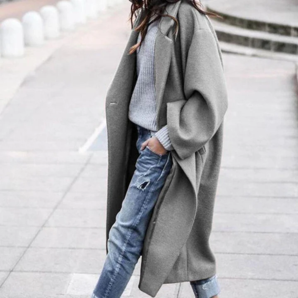 Lange Oversized Winterjacke für Frauen