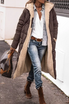 Leichte Daunenjacke Steppjacke Lang