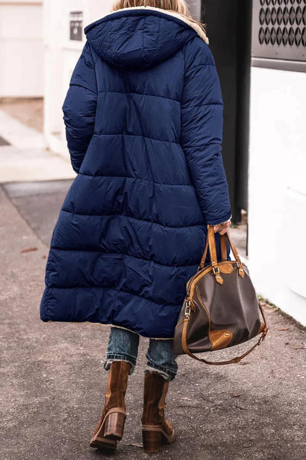 Leichte Daunenjacke Steppjacke Lang