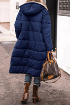 Leichte Daunenjacke Steppjacke Lang