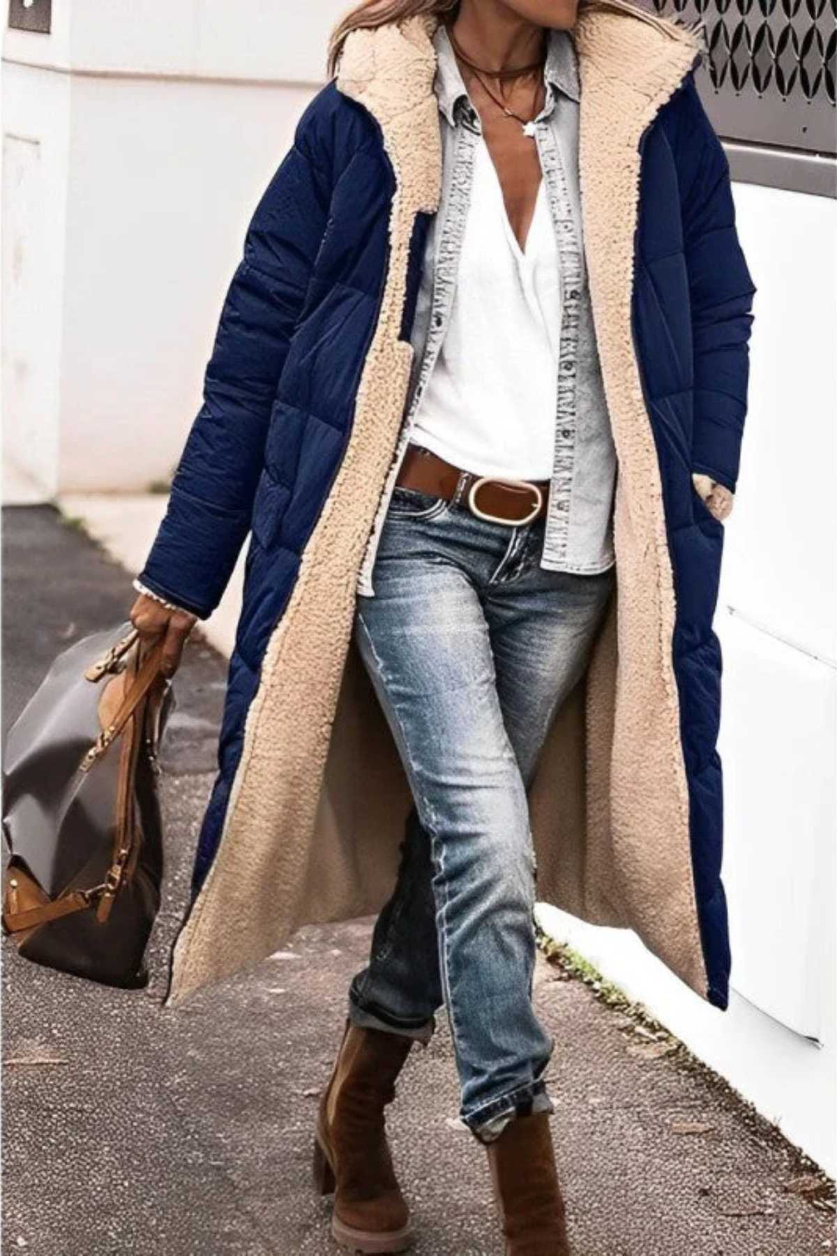 Leichte Daunenjacke Teddy Jacke
