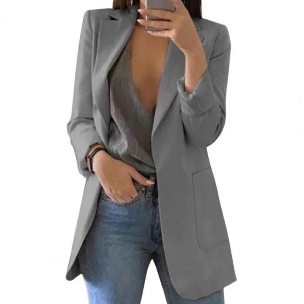 Leichte Lange Jacke für Frauen