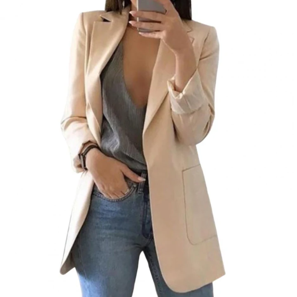Leichte Lange Jacke für Frauen