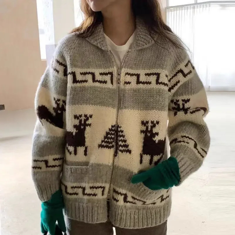 Norweger Pullover Schwarz