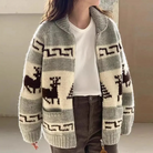 Norweger Pullover Schwarz