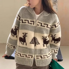 Norweger Pullover Schwarz