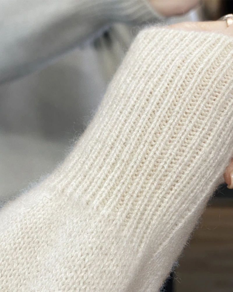 Damen Norweger Pullover Warme 