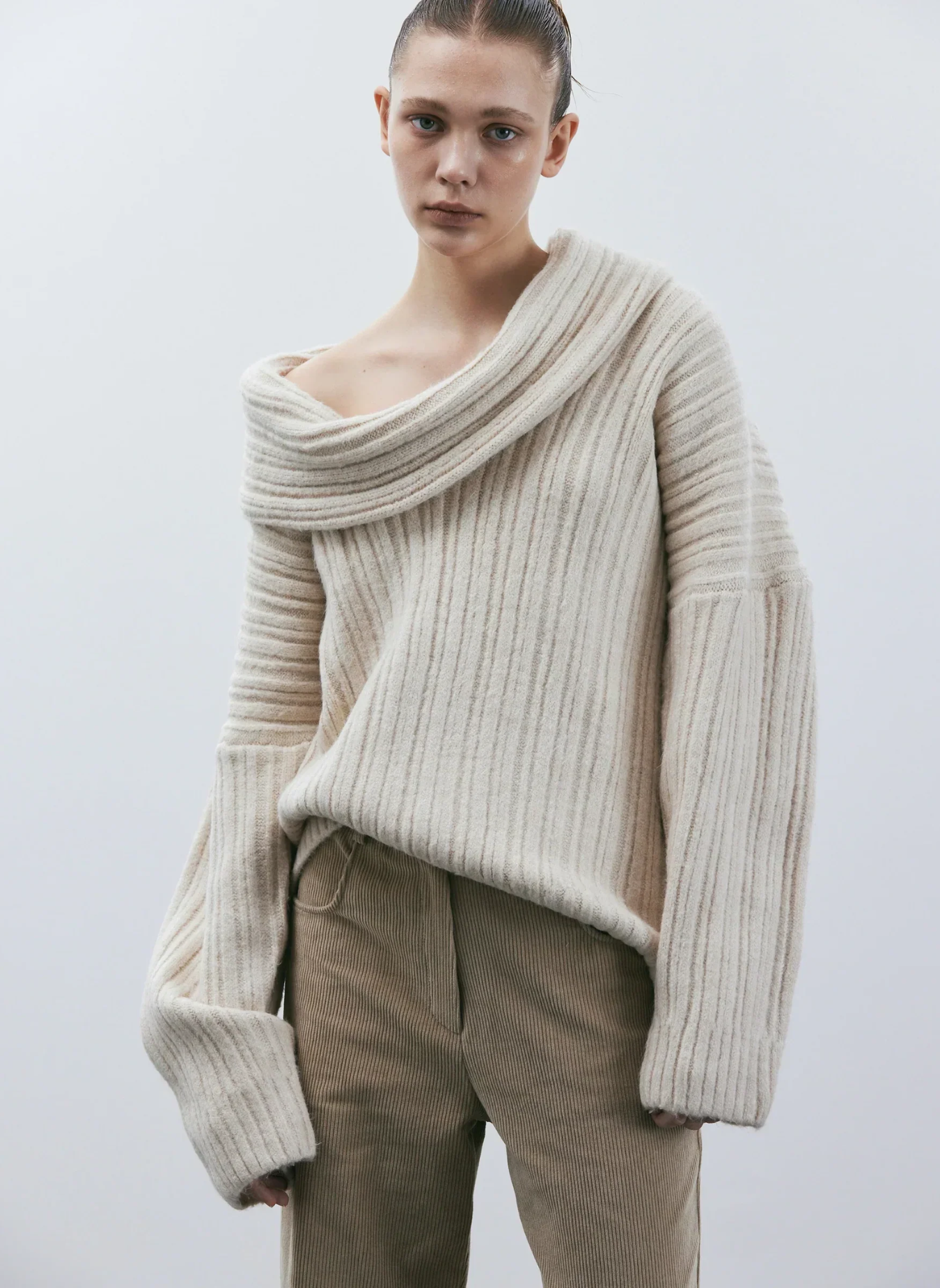 Strick Oversize Pullover für Frauen