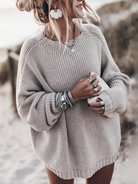Strickpullover in Übergröße für Frauen