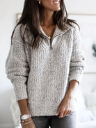 Pullover mit Reißverschluss für Frauen