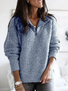 Pullover mit Reißverschluss für Frauen