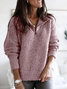 Pullover mit Reißverschluss für Frauen