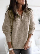Pullover mit Reißverschluss für Frauen