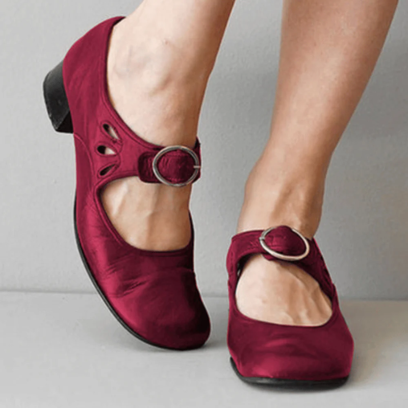 Damen Rot Schuhe Bequem