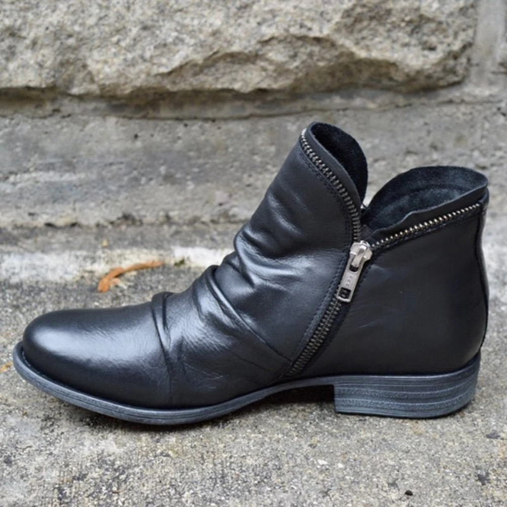 Damen Schwarz Stiefeletten Wasserdicht
