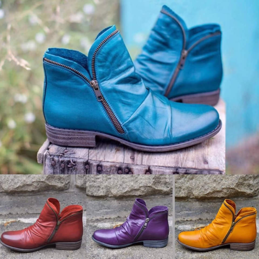 Damen Schwarz Stiefeletten Wasserdicht
