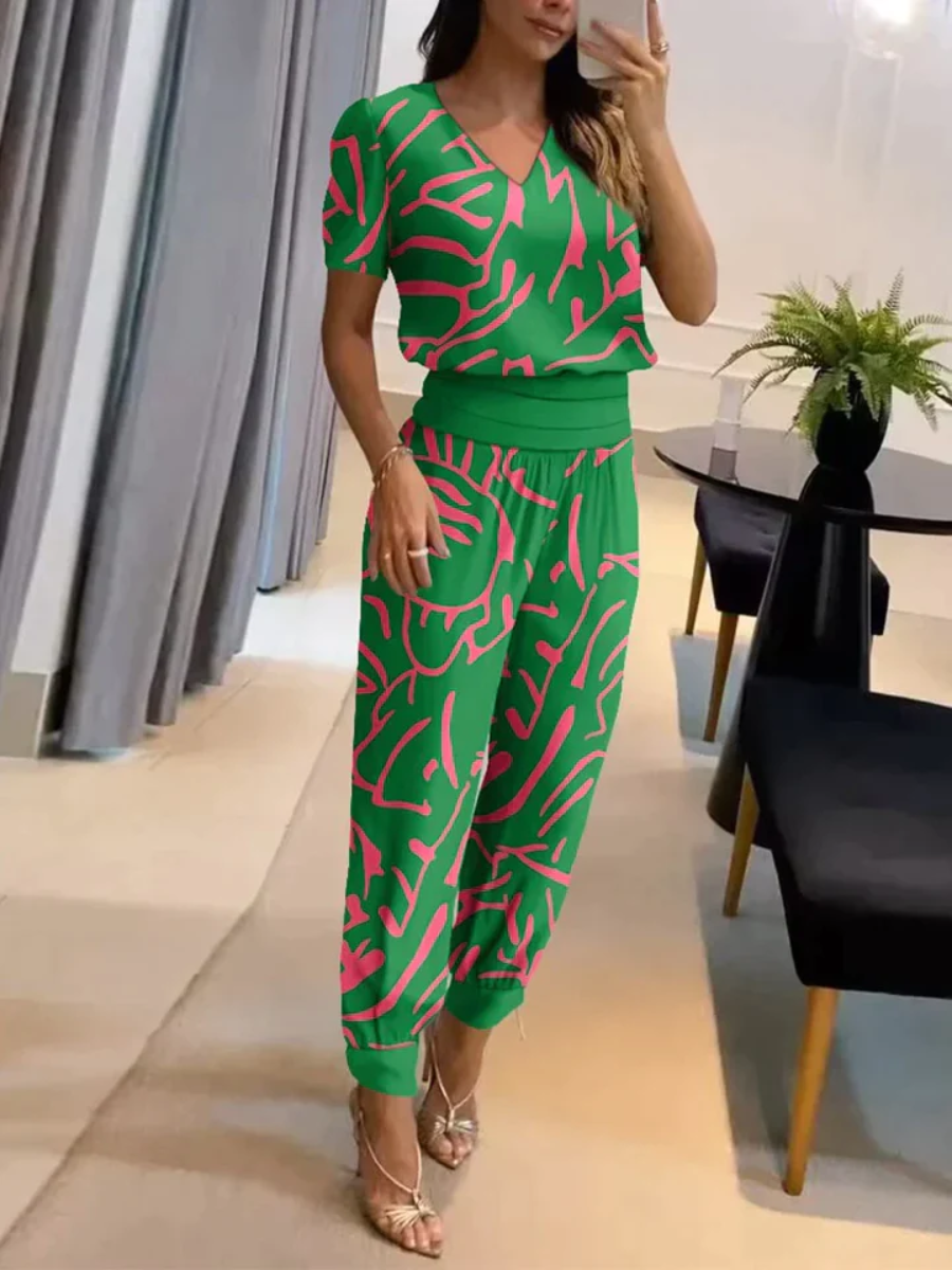 Zweiteiliges Sommer-Outfit für Frauen