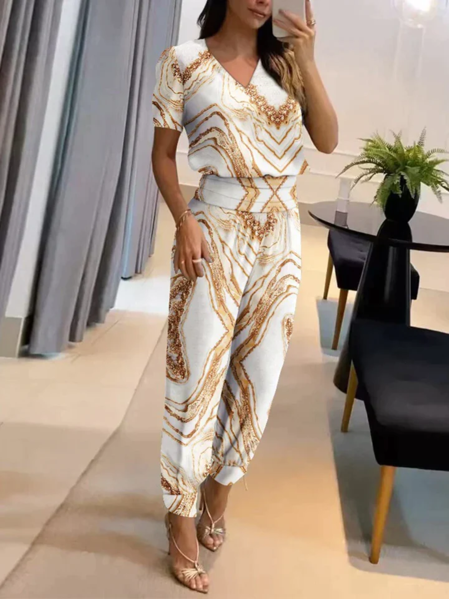 Zweiteiliges Sommer-Outfit für Frauen