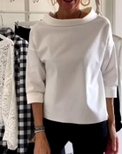 Stehkragen party pullover für frauen