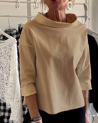 Stehkragen party pullover für frauen