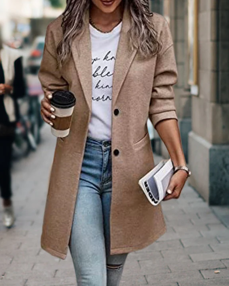 Stilvoll Lange Jacke für Frauen