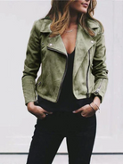 Ubergangs Bikerjacke für Frauen