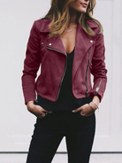 Ubergangs Bikerjacke für Frauen