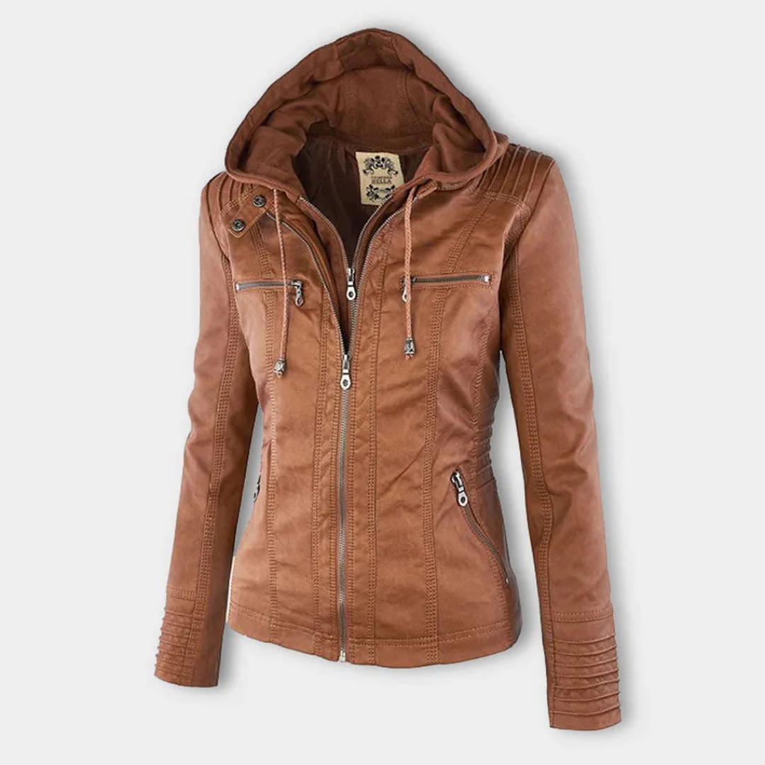Damen Vintage Jacke Schwarz