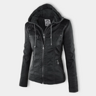 Damen Vintage Jacke Schwarz