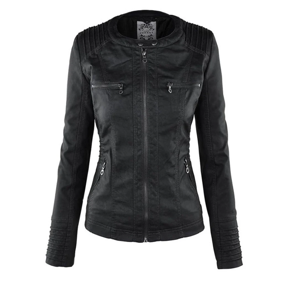 Damen Vintage Jacke Schwarz