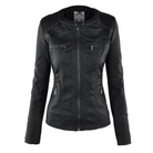 Damen Vintage Jacke Schwarz