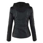 Damen Vintage Jacke Schwarz