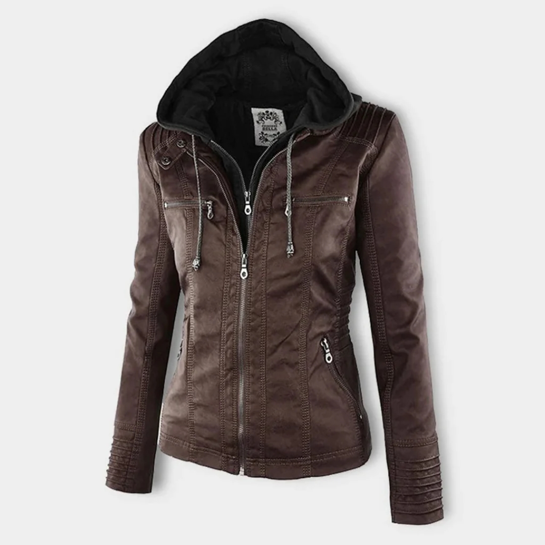 Damen Vintage Jacke Schwarz