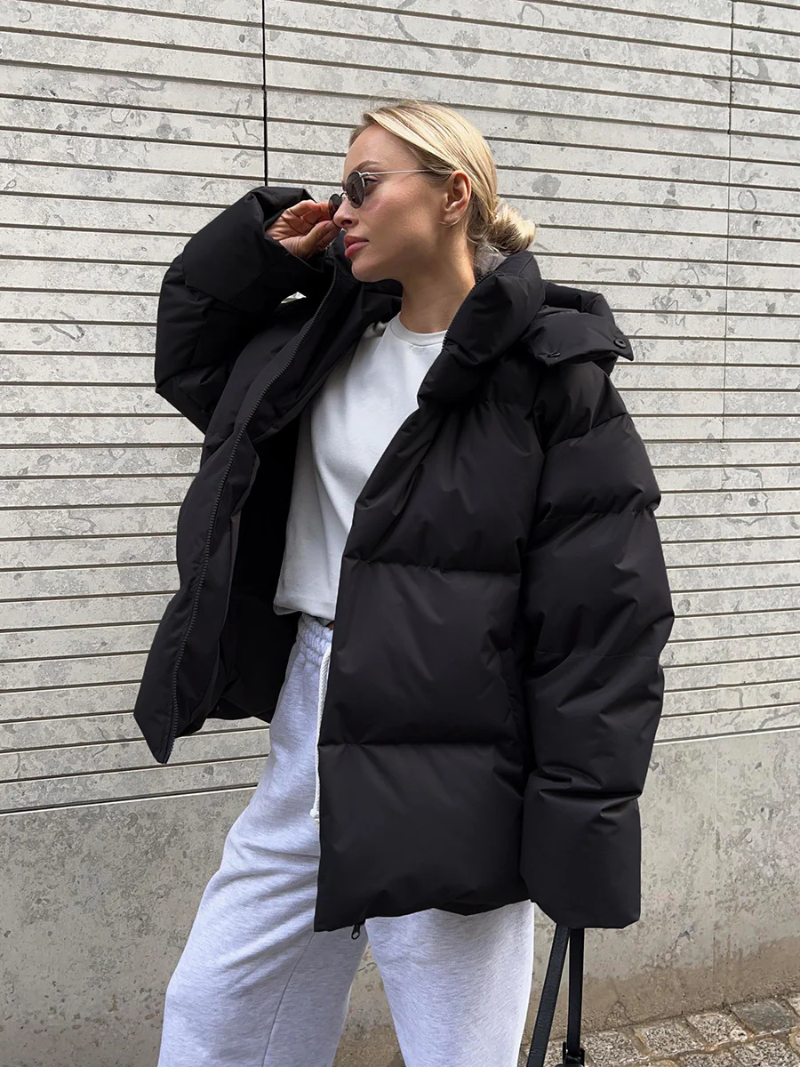 Warme Daunenjacke für Frauen