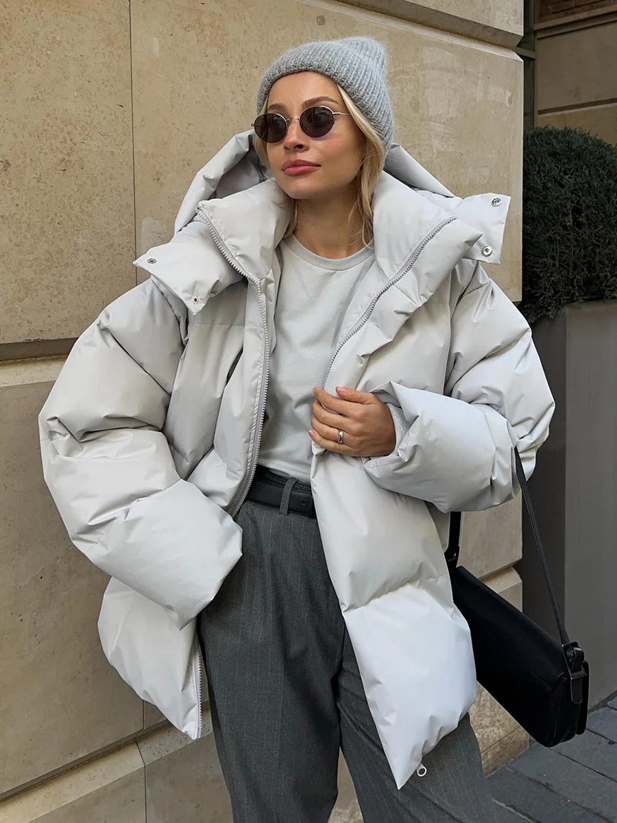 Warme Daunenjacke für Frauen