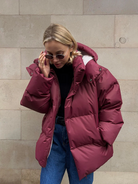 Warme Daunenjacke für Frauen