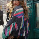 Warme Kimono Winterjacke für Frauen