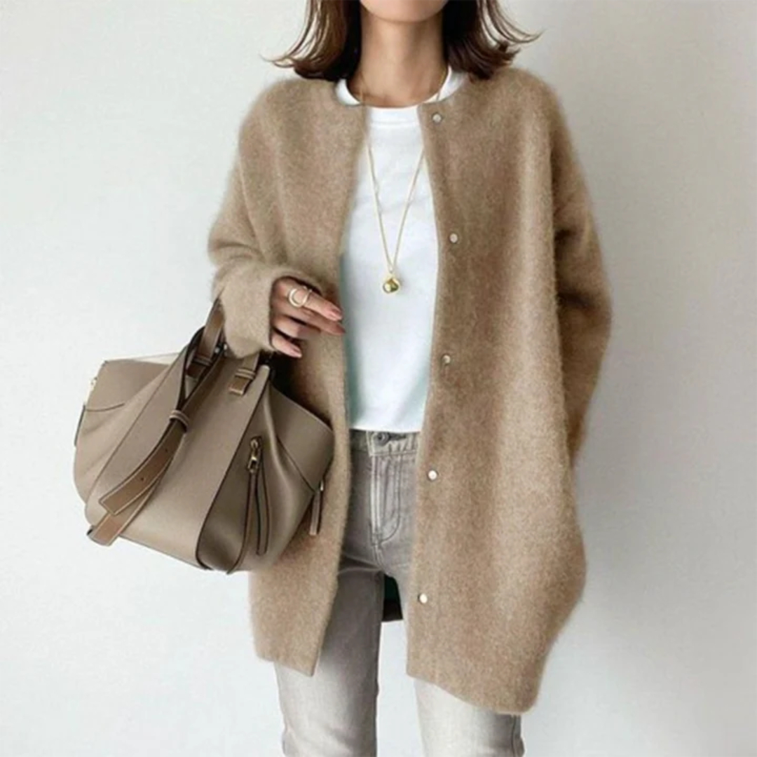 Warme Lange Jacke für Frauen