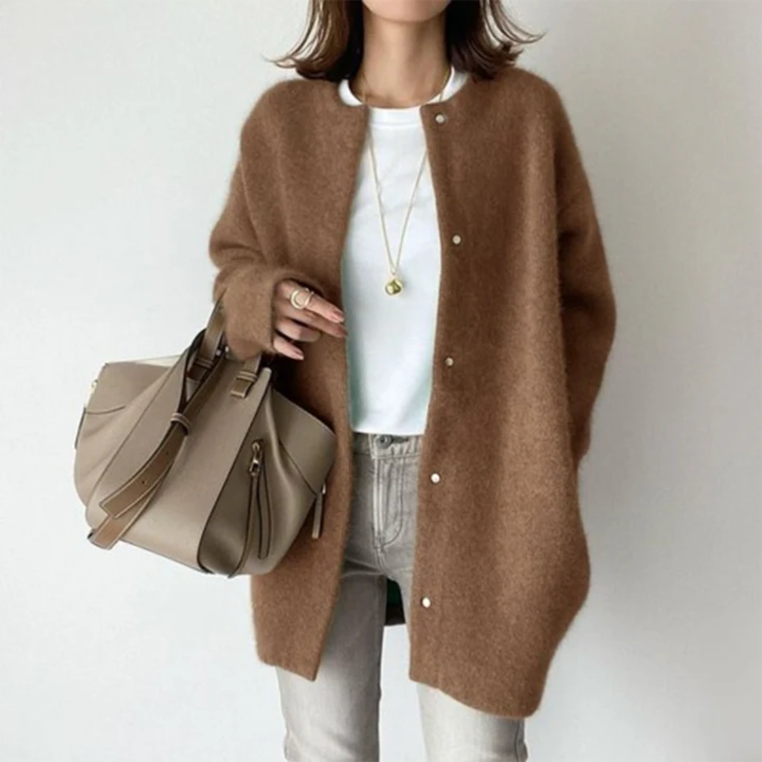Warme Lange Jacke für Frauen