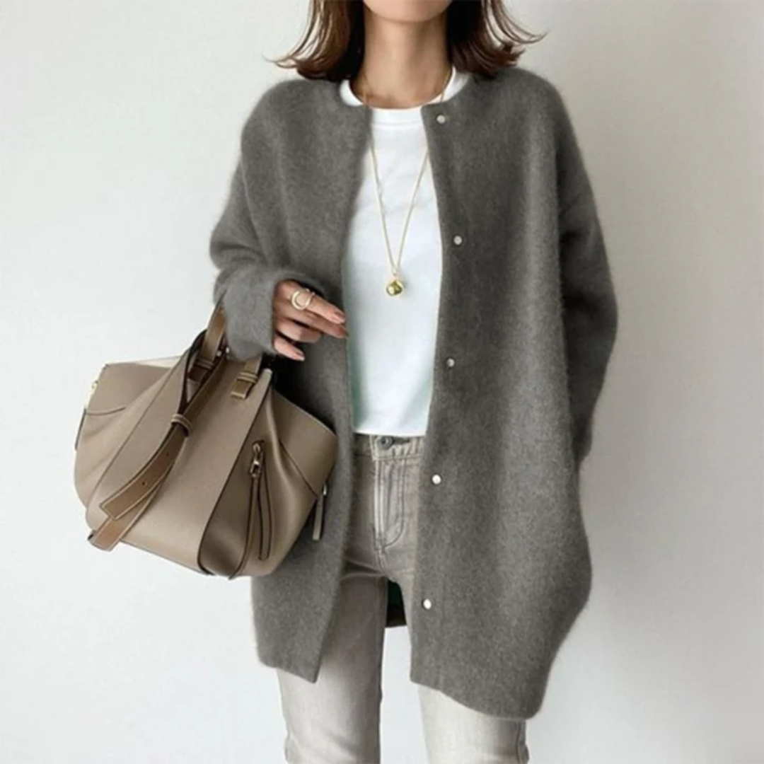 Warme Lange Jacke für Frauen