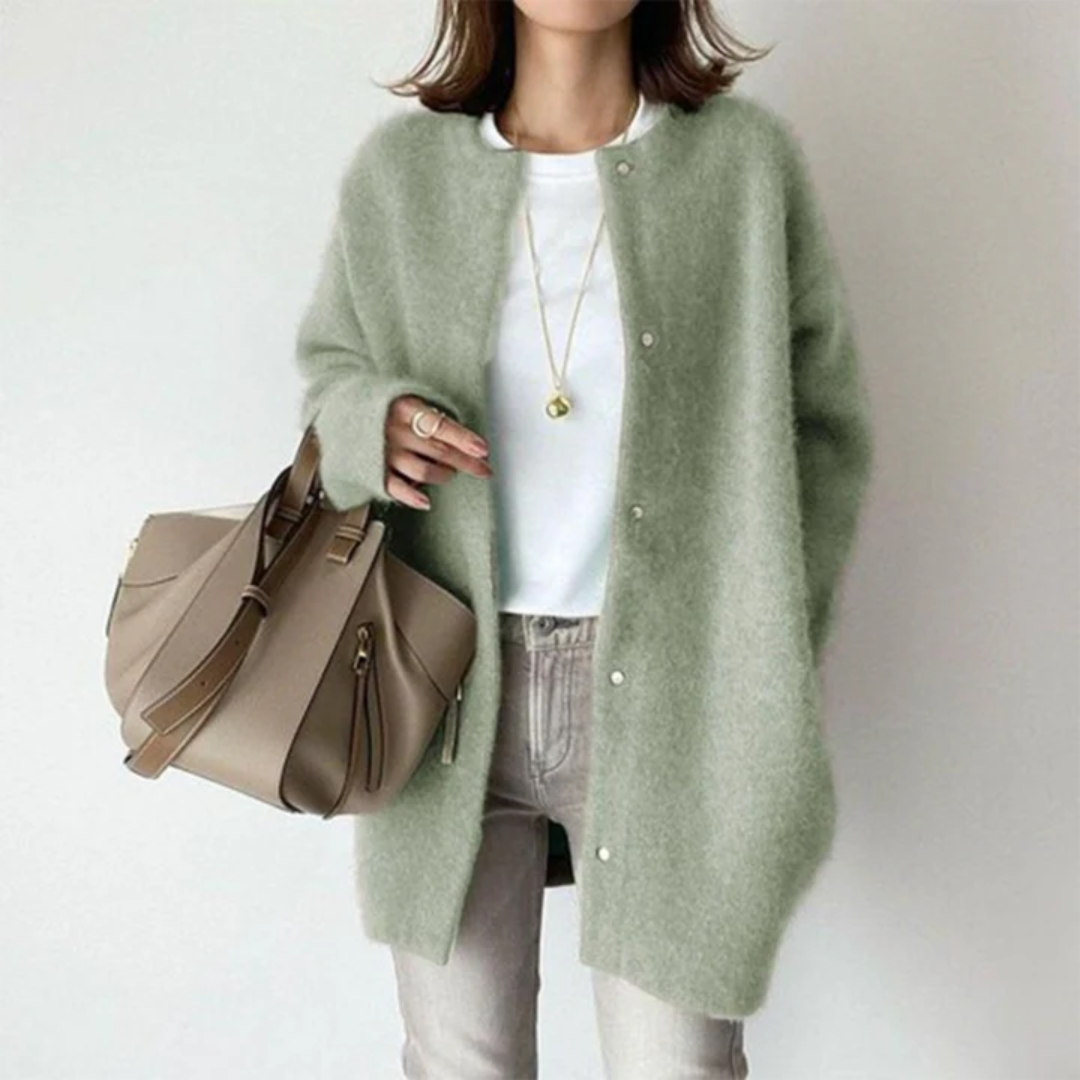 Warme Lange Jacke für Frauen