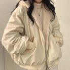 Warme Oversized Winterjacke für Frauen