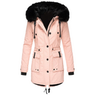 Damen Wasserdicht Parka Lang Winterjacke
