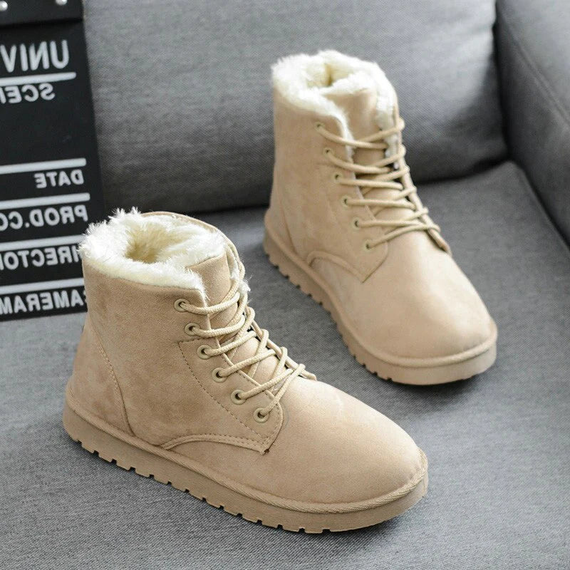 Damen Wasserdicht und Gefüttert Schneestiefel Warme