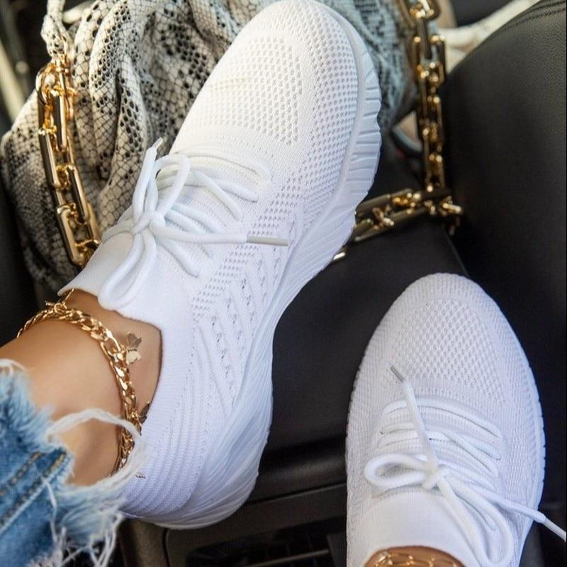 Damen Weiße Sneaker Turnschuhe
