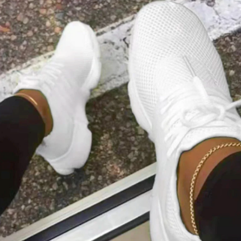 Damen Weiße Sneaker Turnschuhe