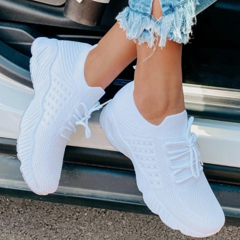 Damen Weiße Sneaker Turnschuhe