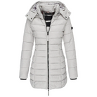 Grün Steppjacke Damen Daunenjacke Warme