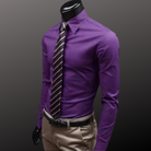 Langarm Business Poloshirt für Männer